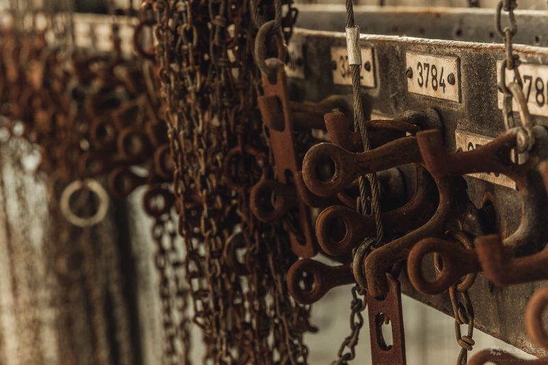 Weisskaue Drahtkörbe