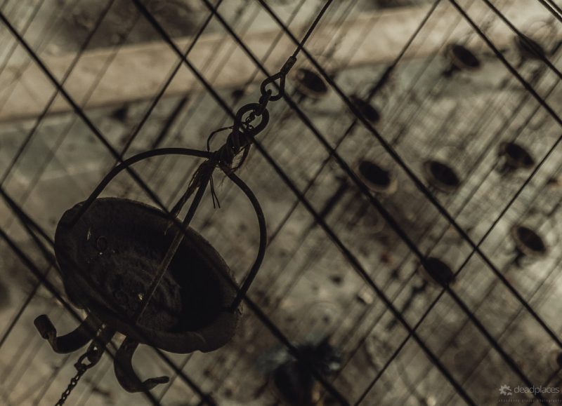 Weisskaue Drahtkörbe